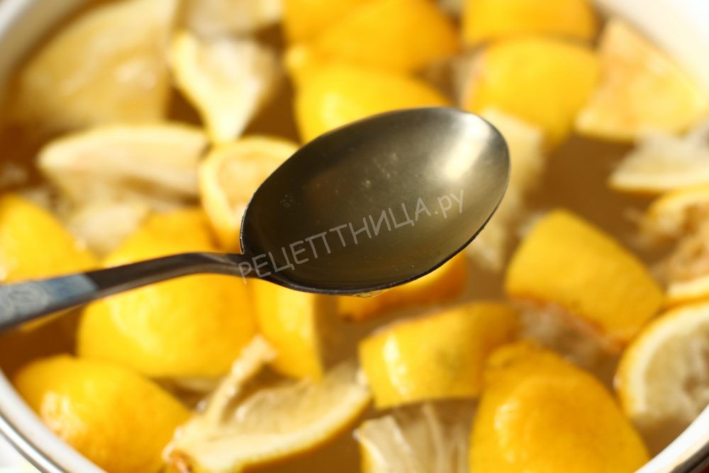 Квас из лимона с медом - фото шаг 4