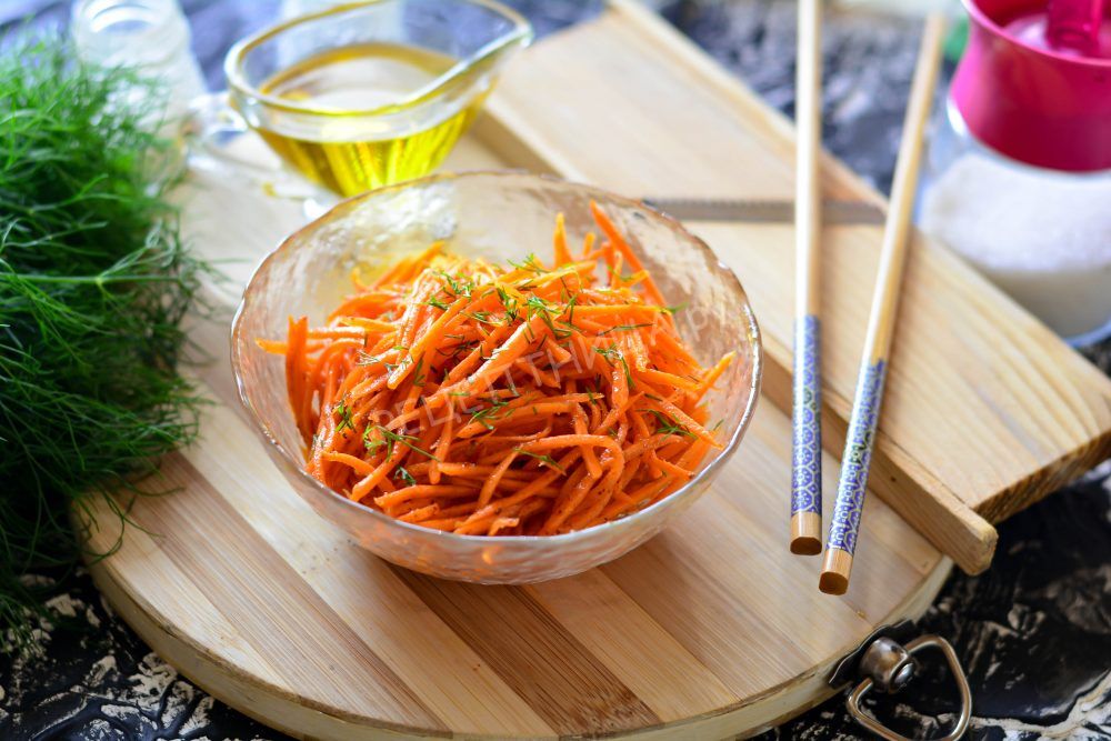Морковь по-корейски — быстрый рецепт