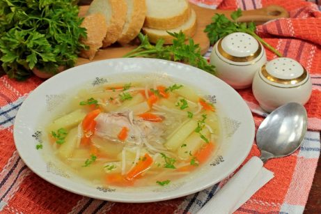 Куриный суп с вермишелью и картошкой - фото шаг 9