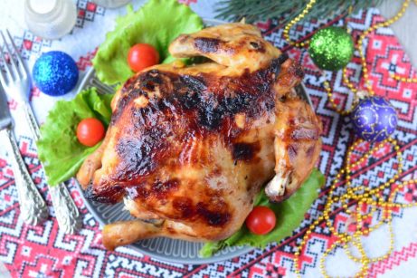 Курица в духовке целиком – блюдо на Новый год - фото шаг 7