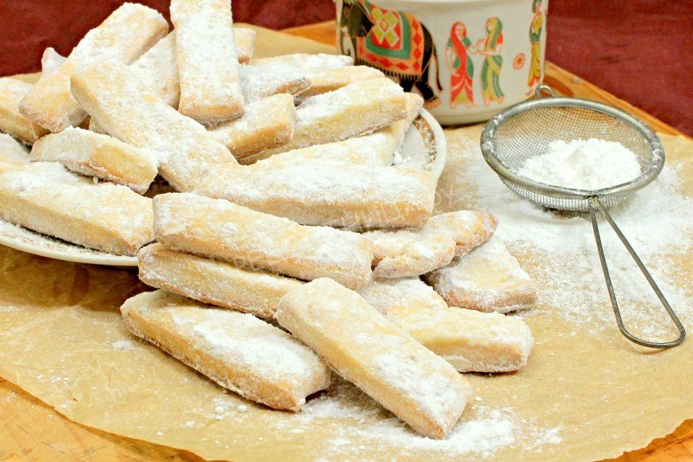 Домашнее печенье на маргарине с сахаром