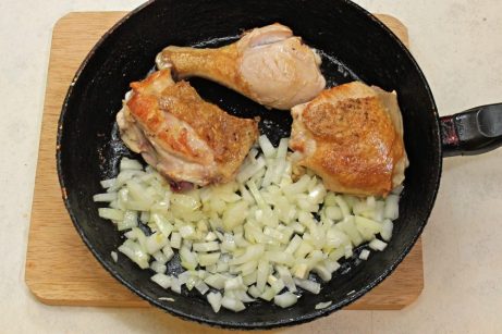 Курица карри с рисом - фото шаг 2