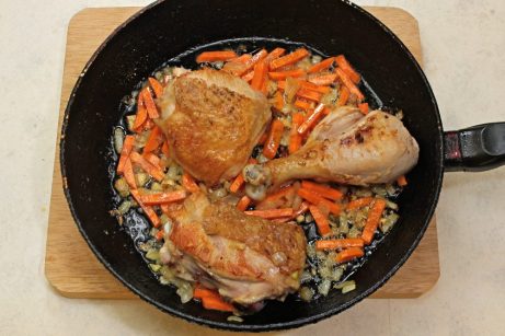 Курица карри с рисом - фото шаг 3