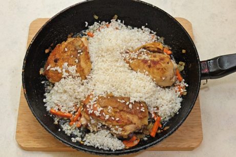 Курица карри с рисом - фото шаг 5