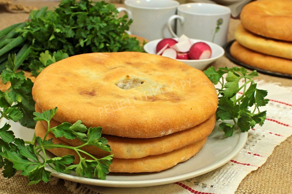 Осетинский пирог с мясом – Фыдджын