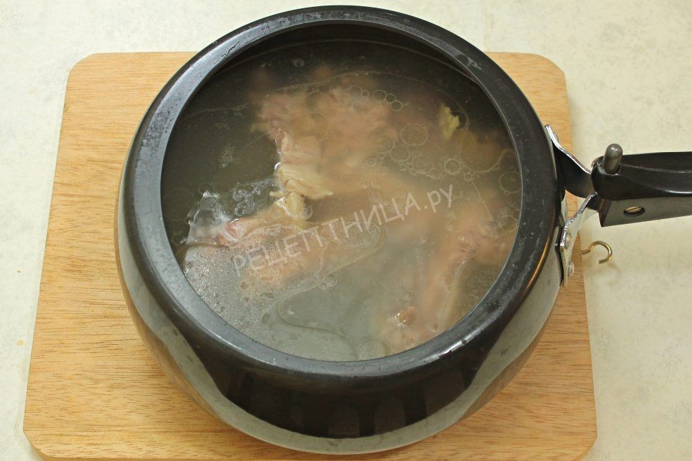 Суп харчо из свинины с рисом - фото шаг 1