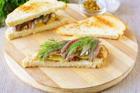 Сэндвич с анчоусами - фото шаг 6