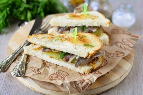 Сэндвич с анчоусами - фото шаг 8