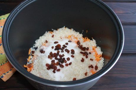 Рисовая каша с тыквой в мультиварке - фото шаг 7