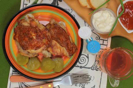 Куриные бедра в горчично-соевом маринаде на сковороде - фото шаг 8