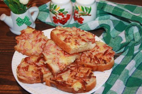 Бутерброды с колбасой и картошкой - фото шаг 13