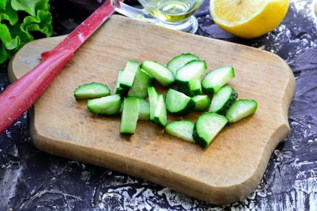 Овощной салат с авокадо - фото шаг 2