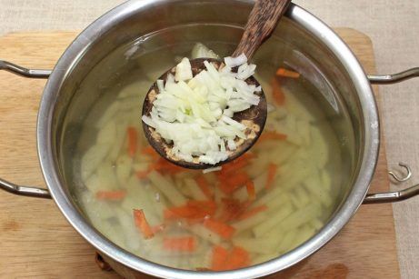Суп с фрикадельками без зажарки - фото шаг 3