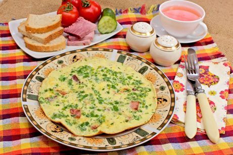 Английский завтрак — жареные яйца с ветчиной - фото шаг 7