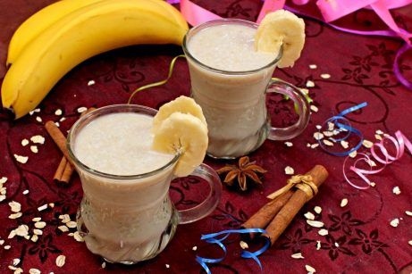 Банановый смузи с овсянкой и молоком - фото шаг 7