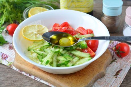 Салат с савойской капустой и овощами - фото шаг 6