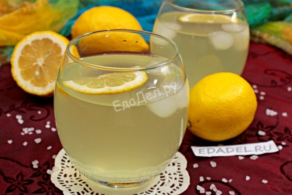 Домашний лимонад из лимонов