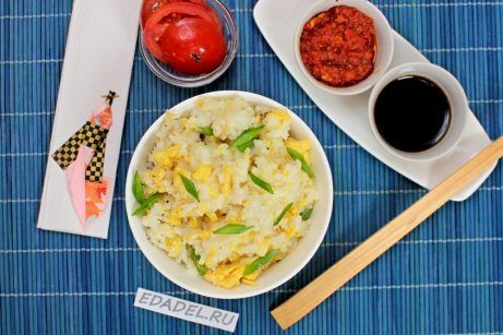 Жареный рис с яйцом по-китайски - фото шаг 10