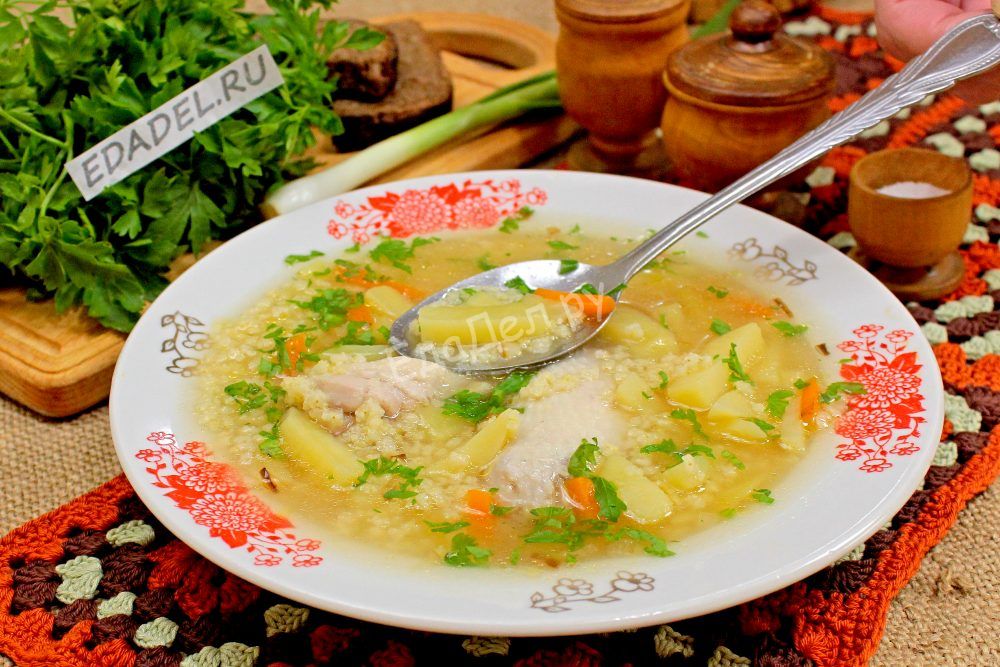 Крупник – густой суп с пшеном и картошкой