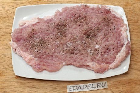 Мясо в омлете - фото шаг 1