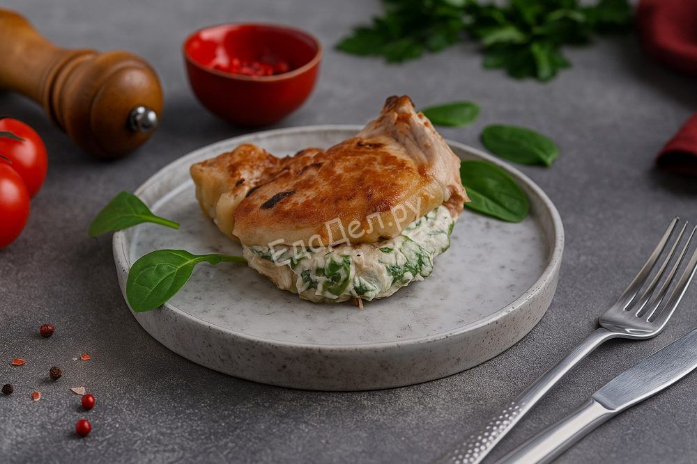 Свиная корейка с начинкой, на сковороде и в духовке