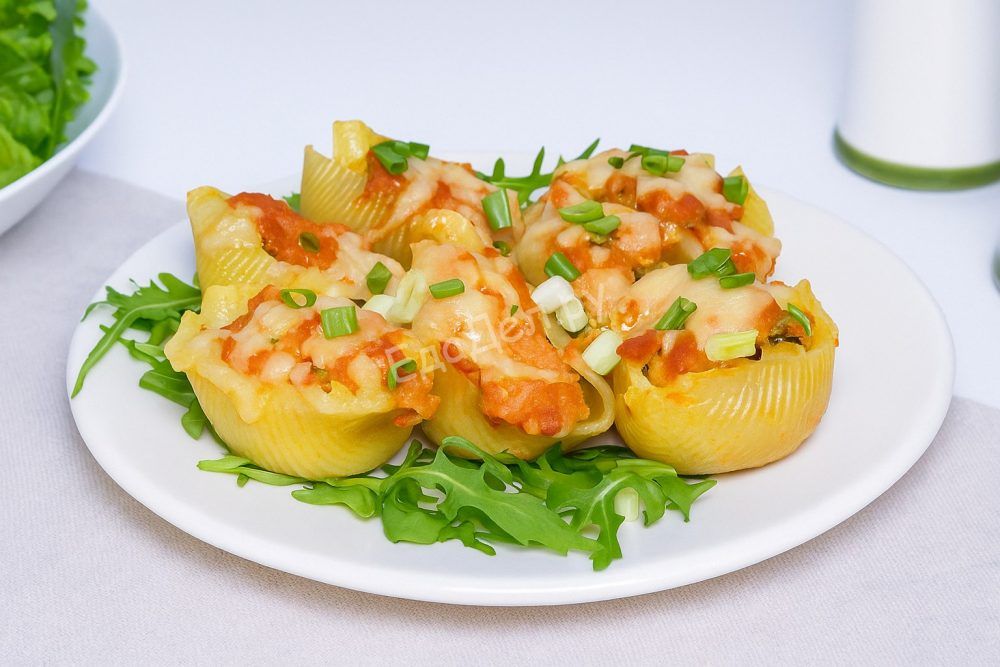 Фаршированные ракушки с мясом