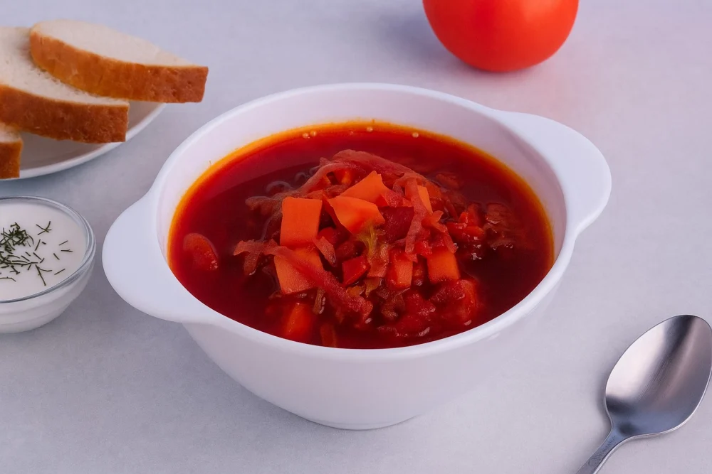 Борщ с пекинской капустой