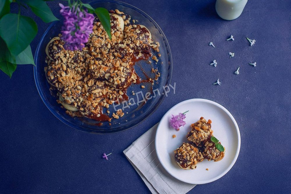 Булочки с шоколадом