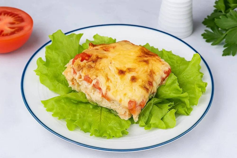 Курица по-французски с филе и сырной корочкой