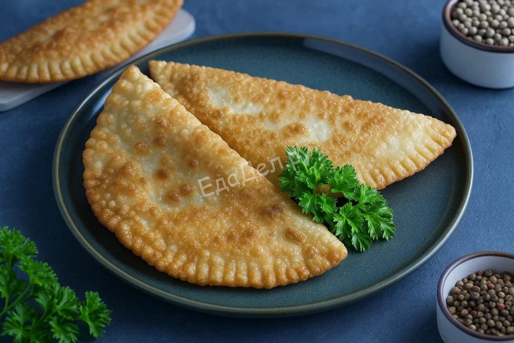 Чебуреки на кипятке с мясом