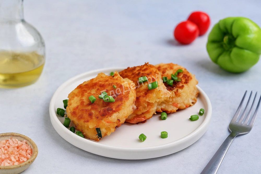 Котлеты из крабовых палочек с сыром