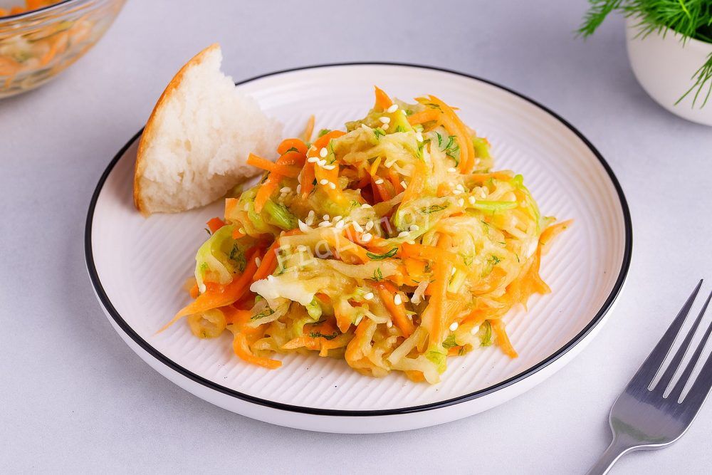 Кабачки по-корейски маринованные овощная закуска