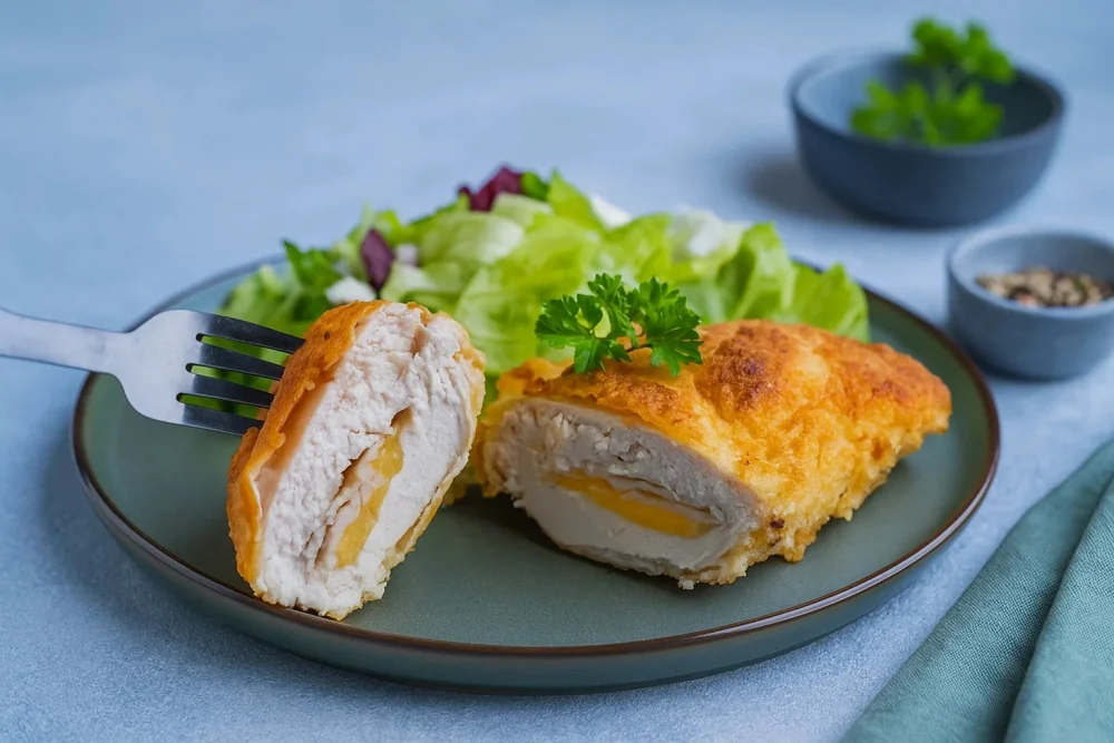 Кордон-блю из курицы с сыром и ветчиной